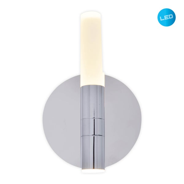 LED-Wandleuchte mit rundem Sockel