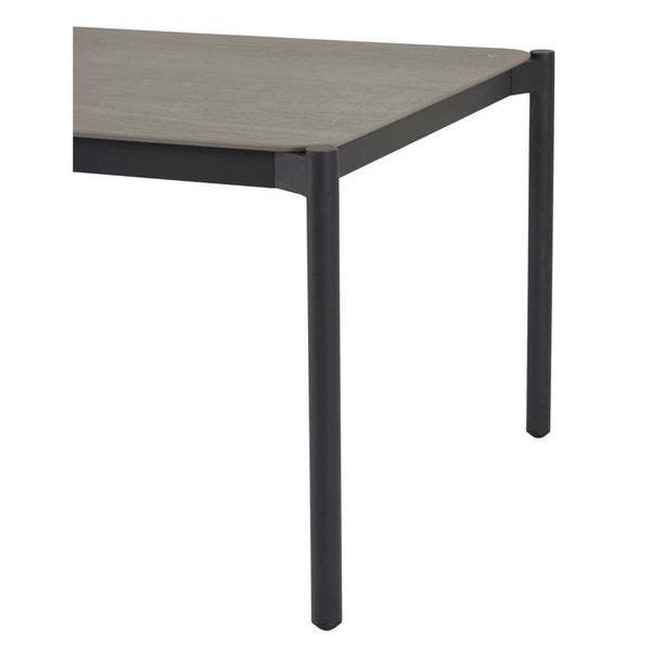 Bo Gartentisch 104x204cm schwarz,grau,Stein dekor. 205 X 104 X 75 cm