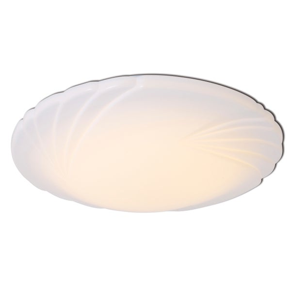 Ovale Deckenleuchte mit Licht