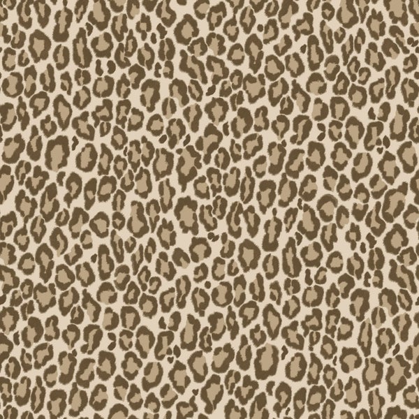 Walls4You Tapete Leopardenmuster Beige - 53 cm x 10.05 m - 935328