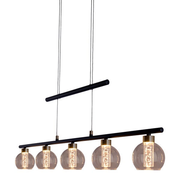 Tischleuchte mit Lampenschirm und Metallfuß