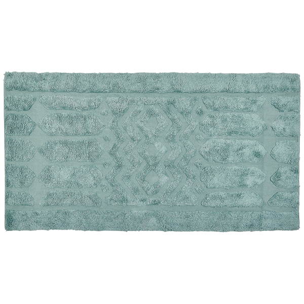 Teppich SIRNAK Mintgrün 80 x 150 cm Baumwolle