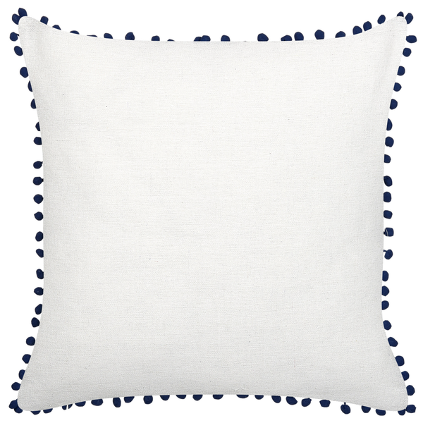Dekokissen 2er Set DANDELION 45 x 45 cm Dunkelblau Pflanzenmuster