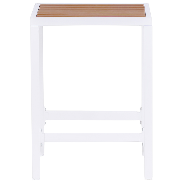 Gartentisch mit Gestell und Tischplatte aus Holz