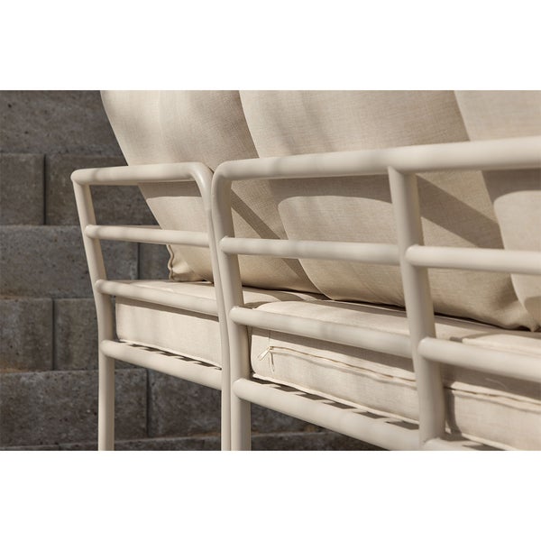Penh Lounge-Set beige. 198 X 198 X 60 cm
