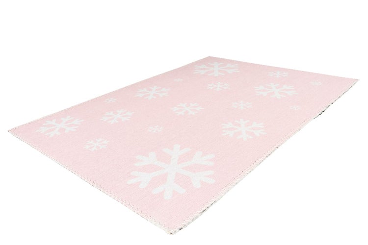 Flachflor Teppich Ayumi Rosa Modern 120 x 180 cm