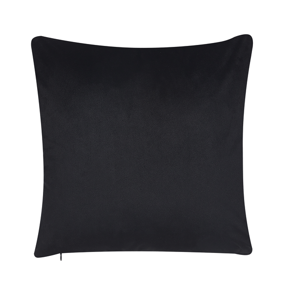 Dekokissen 2er Set LAGURUS Samtstoff 45 x 45 cm Bunt Pflanzenmuster