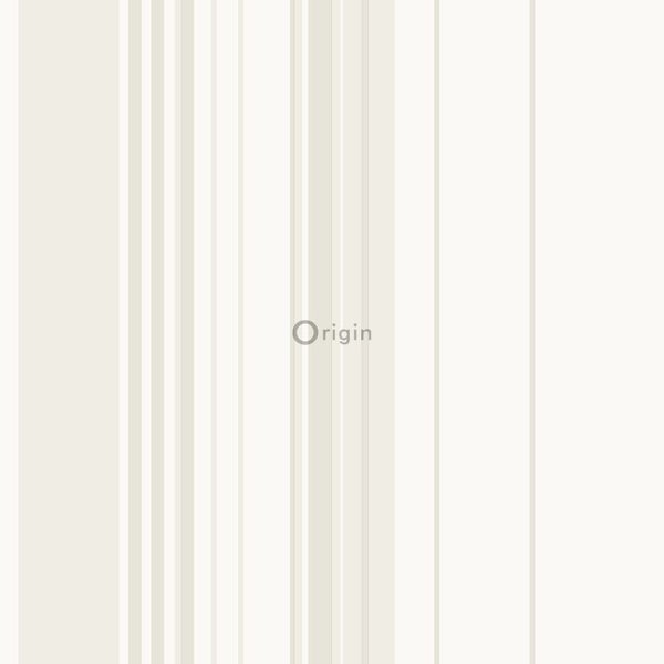 Origin Wallcoverings Tapete Streifen Weiß - 53 cm x 10.05 m - 346223