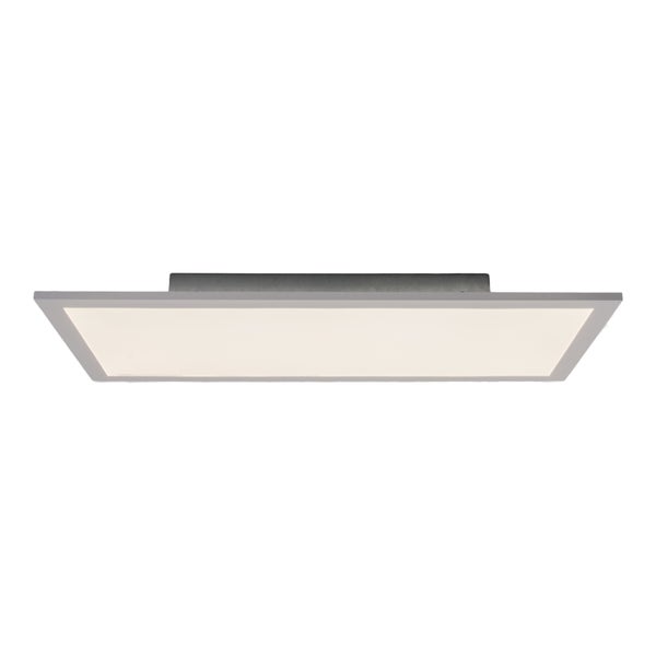 LED Aufbaupanel NICOLA, Aufbauleuchte aus Metall und Kunststoff mit fest verbauten LEDs in neutralweiß, Panel für Innenräume 29,5 x59,5 cm