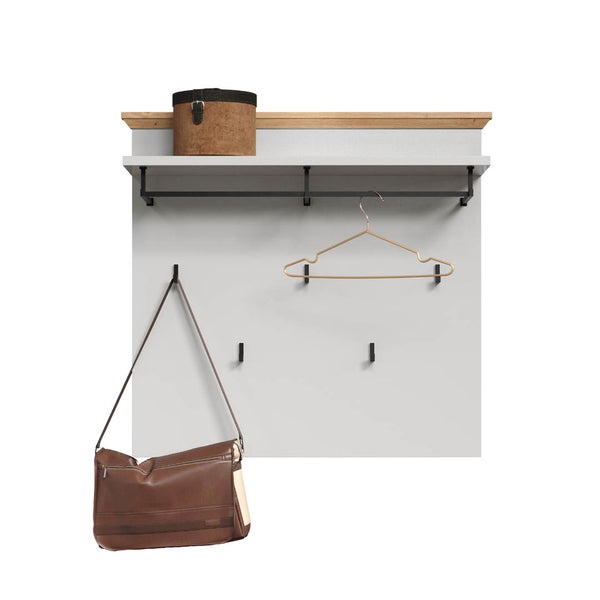 Landside Wandgarderobe Panel, grau. 91 X 27 X 82 cm
