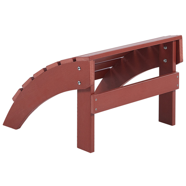 Garten Fußhocker ADIRONDACK Rot