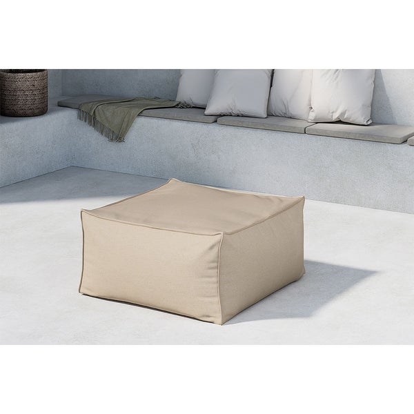 Rambo Sitzsack beige. 85 X 85 X 40 cm