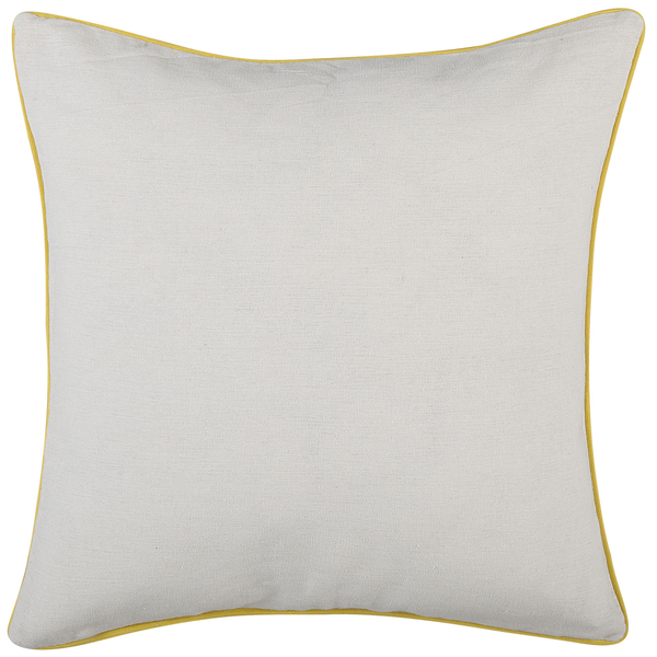 Dekokissen 2er Set CANDYTUFT 45 x 45 cm Gelb Pflanzenmuster