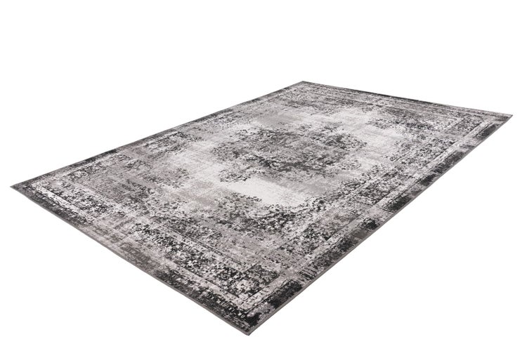 Kurzflor Teppich Octavio Anthrazit Vintage 80 x 150 cm