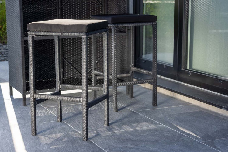 Knock Lounge-Set 3 Teile schwarz. 60 X 100 X 105 cm
