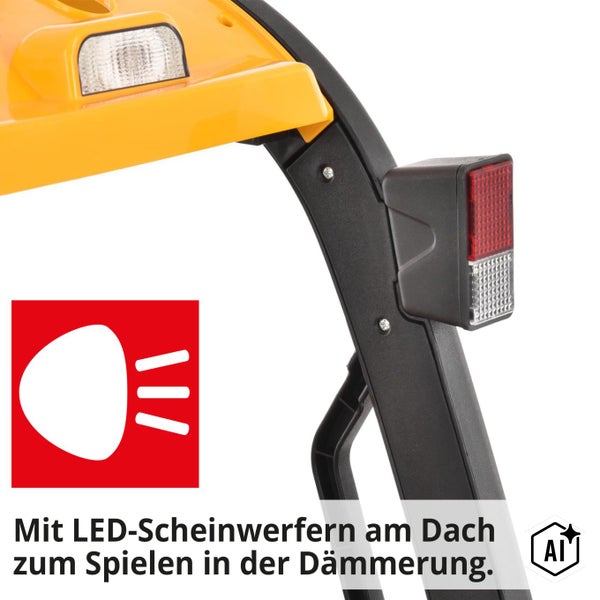Deckenventilator mit drei Flügeln und integrierter LED Beleuchtung in moderner Optik