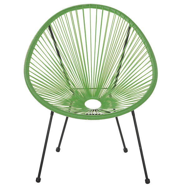 Gartenstuhl ACAPULCO II Polyrattan Grün
