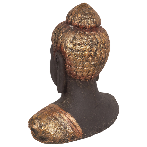 Dekofigur Buddha CARUM Keramik Schwarz