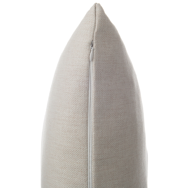 Dekokissen 2er Set GAURA 45 x 45 cm Hellbeige Ohne Muster