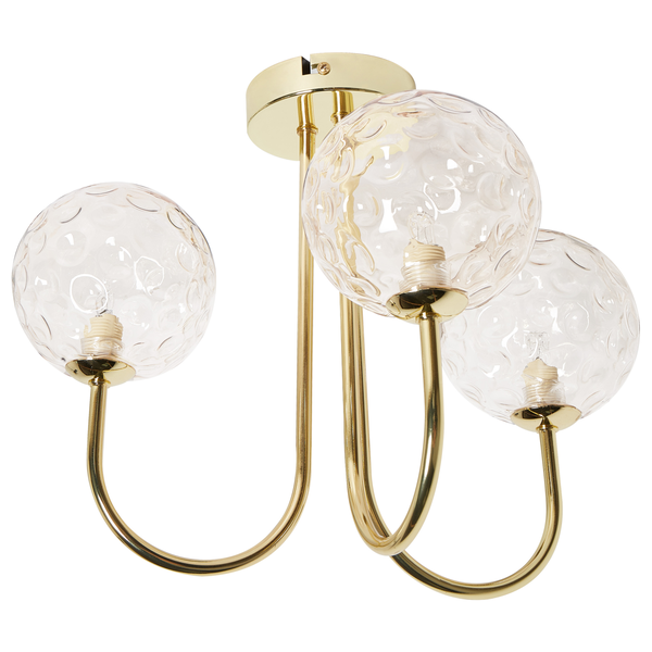 Deckenlampe ANADYR Glas Beige