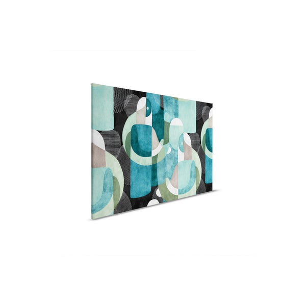 Leinwandbild mit abstraktem Muster