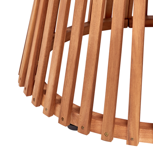 Gartentisch AGELLO 120 cm 120 cm Akazienholz Braun