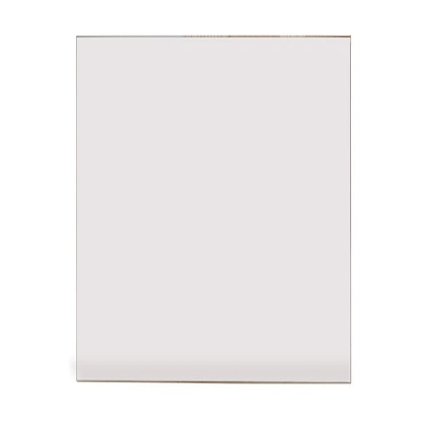 Rechteckiger rahmenloser Wandspiegel aus Glas.