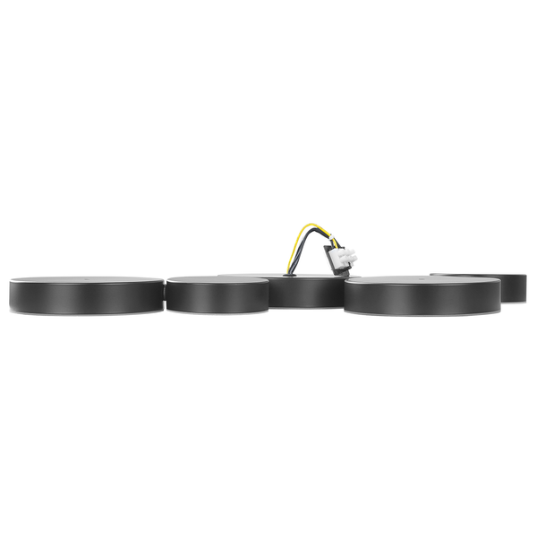 LED Deckenlampe LUGA Metall Schwarz