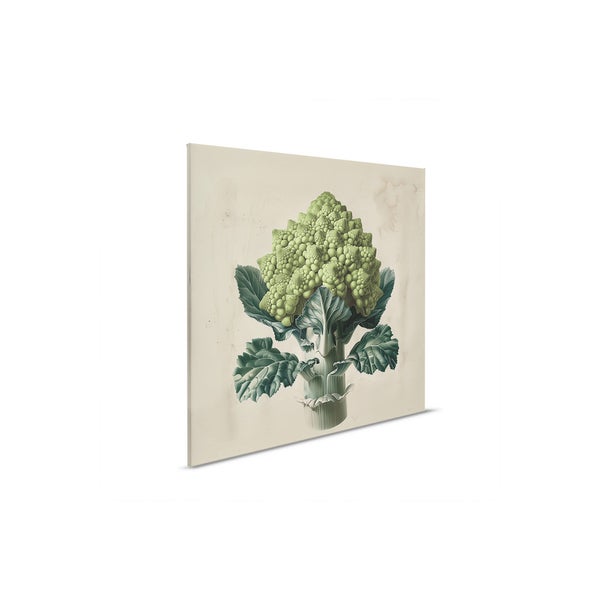 Gemälde mit einer Illustration von Romanesco-Blumenkohl