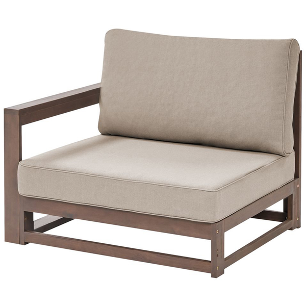 Sessel mit Armlehne und Polsterung für den Garten