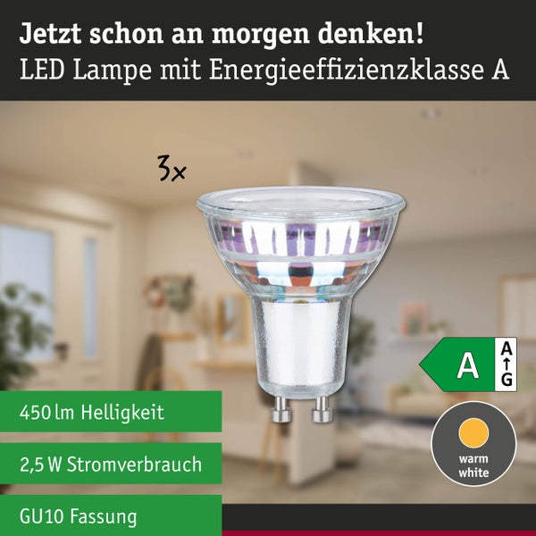 Runde LED Deckenleuchte mit 300 Millimeter Durchmesser und 66 Millimeter Höhe inklusive fünf Jahre Garantie