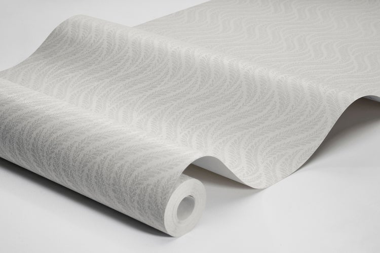 Borastapeter Tapete Blätter Grau - 53 cm x 10.05 m - 662649