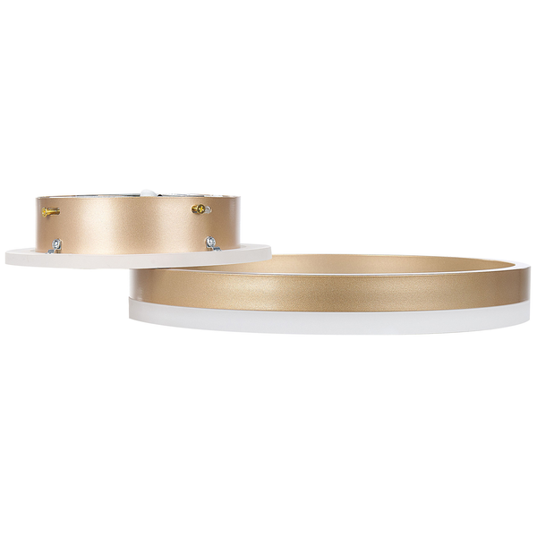 Goldfarbene LED Deckenleuchte, rund