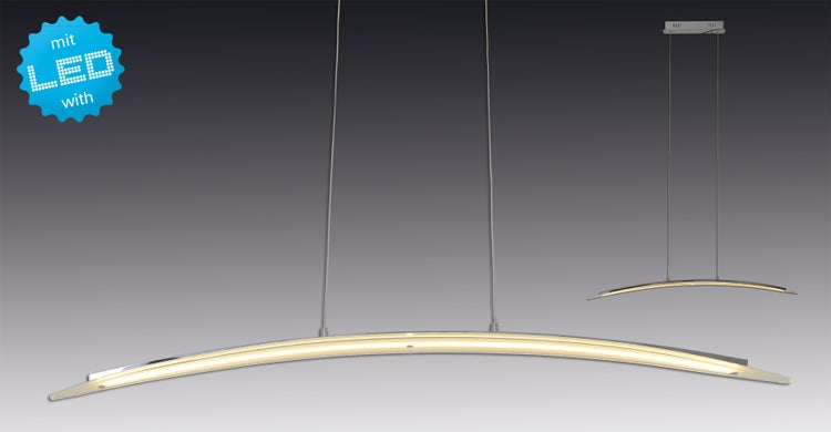 Gebogene LED-Hängeleuchte