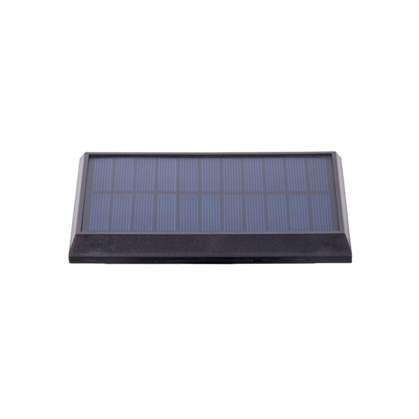 LED Solar Außenwandleuchte Pacita, Multifunktionsleuchte  Außenwandlampe aus  Kunststoff in Schwarz, 28,3 x 13,5 x ca. 11 cm