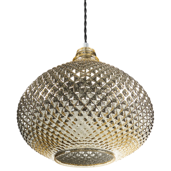 Hängeleuchte MADON Glas Gold