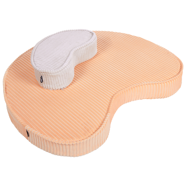 Pouf NILI Samtstoff Pfirsichrosa
