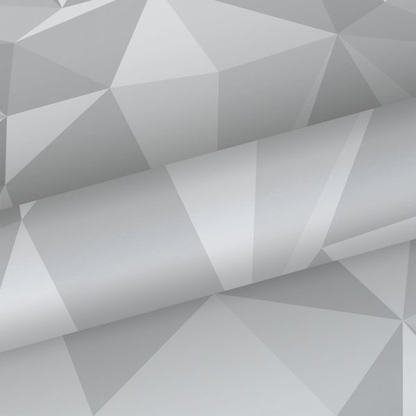 Sanders und Sanders Tapete 3D-Muster Grau - 50 x 900 cm - 935271
