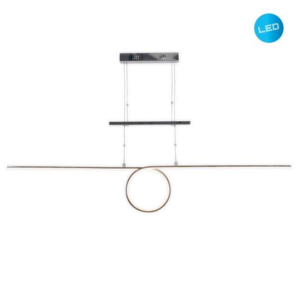 LED-Pendelleuchte mit runder Form