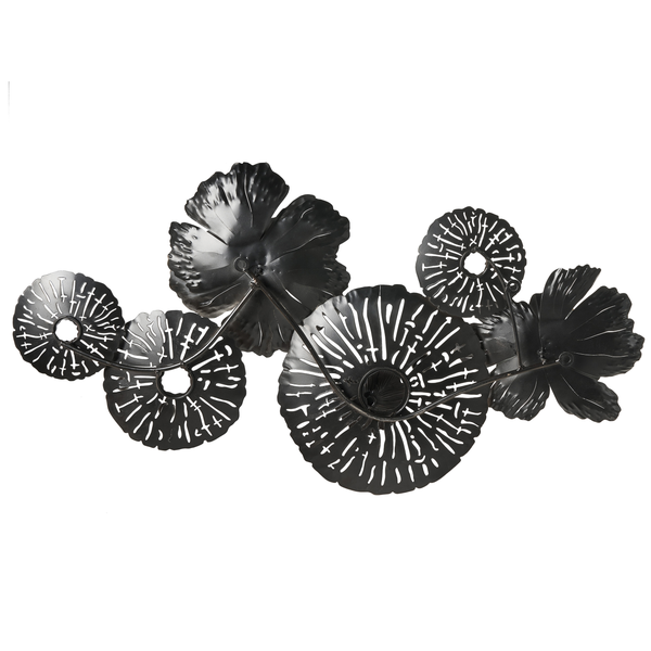 Dekorative Metallwandkunst mit Blumenmuster für die Wandgestaltung