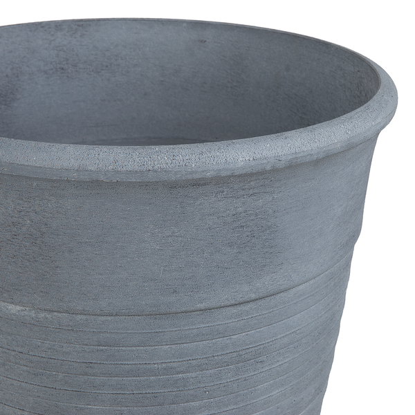 Set mit 2 Blumentöpfen KATALIMA 43 cm Grau