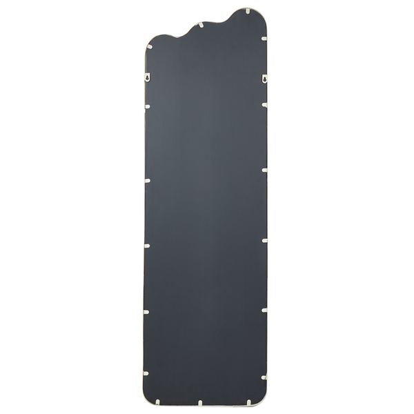 Wandspiegel ABZAC 45 cm 145 cm Metall Cremeweiß