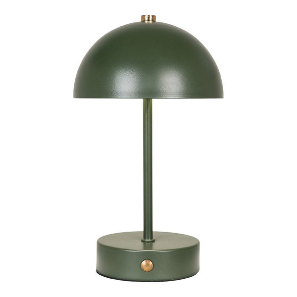 Holt Tischlampe LED wiederaufladbar grün. 15 X 15 X 25 cm