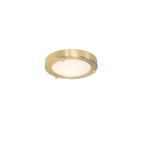 Moderne Deckenleuchte Gold 18 cm IP44 - Yuma