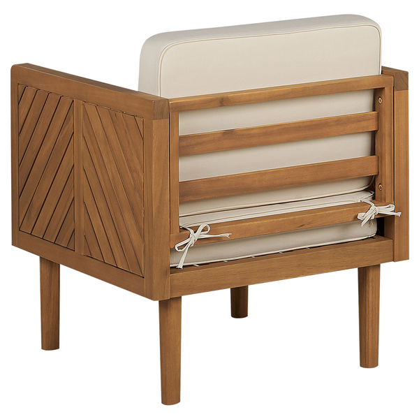 Bistro Set inkl. Kissen BARATTI Akazienholz Braun