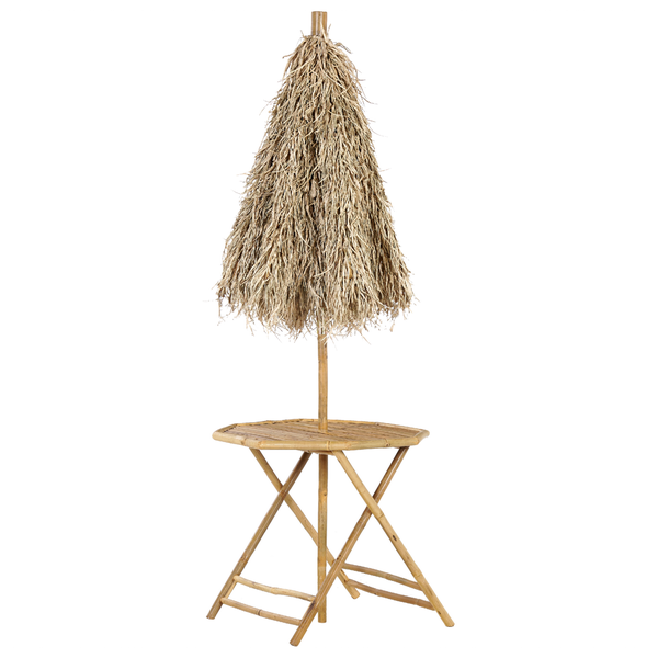 Outdoor Bistrotisch MOLISE 85 cm 85 cm Bambusholz Hellbraun