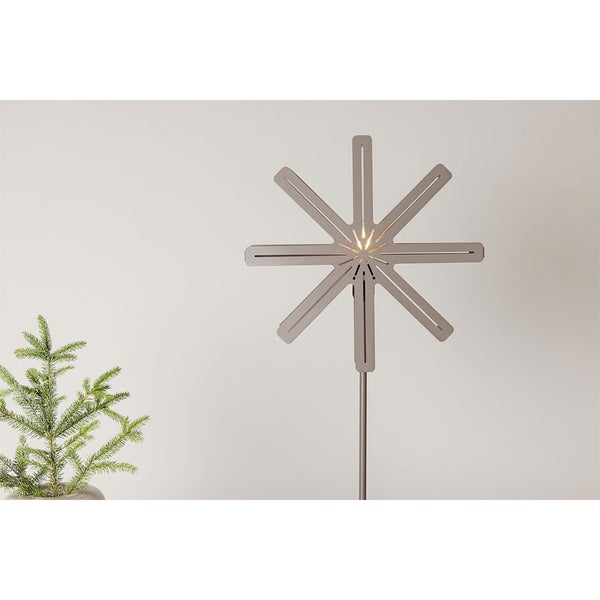 Säfsen Weihnachtsstern Tischlampe mocca. 40 X 40 X 80 cm