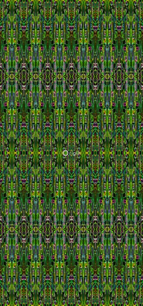 Origin Wallcoverings XXL-Vliestapete Dschungelmuster Schwarz - 50 x 900 cm - 356905