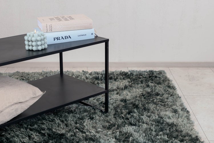 Natta Teppich 290x200 cm Polyester grün. 200 X 290 X 6 cm
