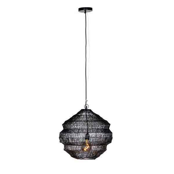 Orientalische Hängelampe schwarz 45 cm x 40 cm - Vadi
